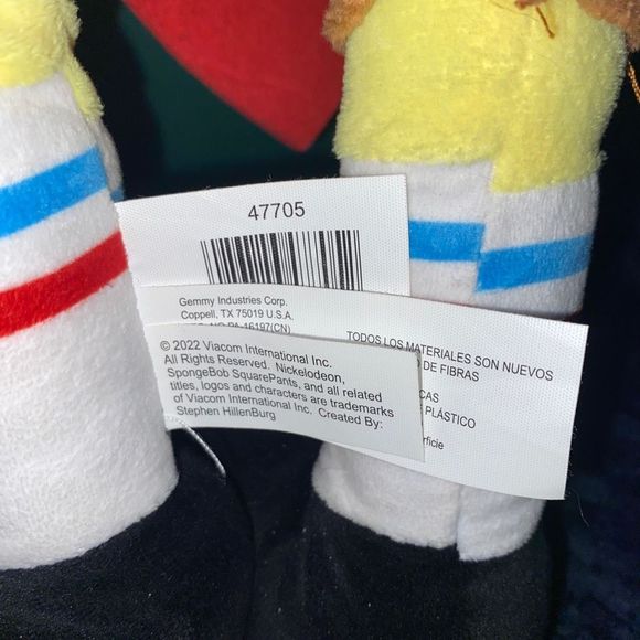 Nickelodeon SpongeBob Squarepants 18” Happy Valentines Day plush holiday door gr - Picture 5 of 7